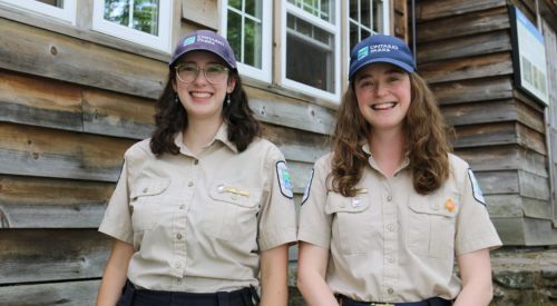 two staff members
